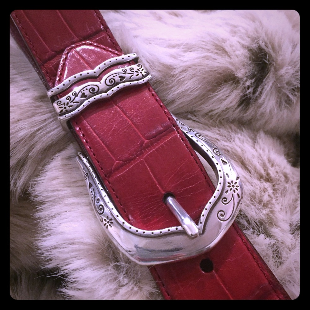 NWOT Brighton Red Belt